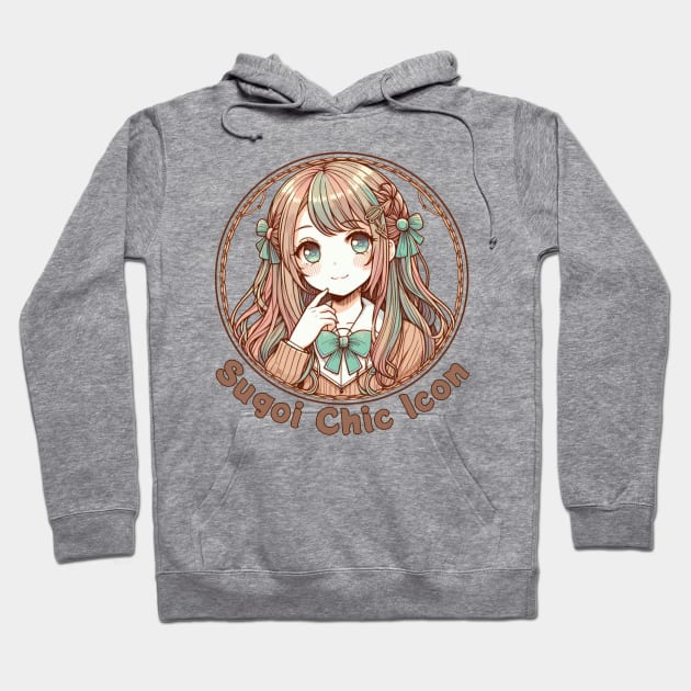 Sugoi Anime girl Hoodie by Japanese Fever